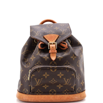 Louis Vuitton Vintage Montsouris Backpack Monogram Canvas PM