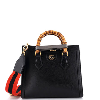 Gucci Diana NM Bamboo Handle Tote Leather Small