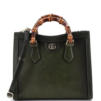 Gucci Diana NM Bamboo Handle Tote Leather Small