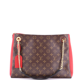 Louis Vuitton Surene Handbag Monogram Canvas with Leather MM