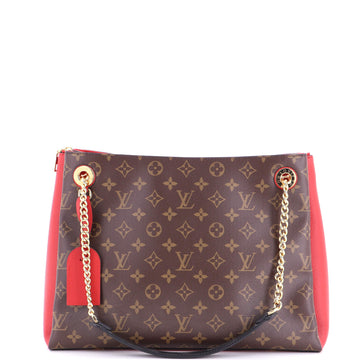 Louis Vuitton Surene Handbag Monogram Canvas with Leather MM