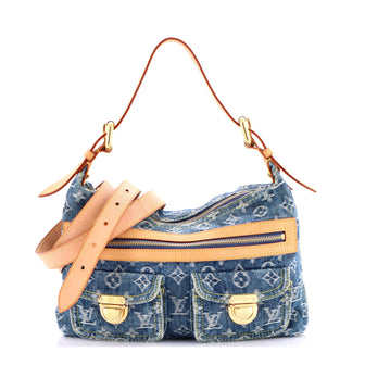 Louis Vuitton Baggy Handbag Denim PM