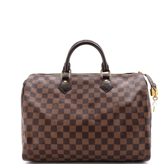 Louis Vuitton Speedy Bandouliere Bag Damier 35