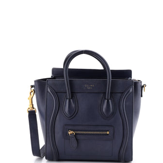 Celine Luggage Bag Smooth Leather Nano
