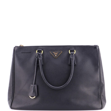 Prada Double Zip Lux Tote Saffiano Leather Large