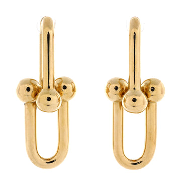 Tiffany & Co. Hardwear Link Earrings 18K Yellow Gold XL