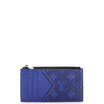 Louis Vuitton Coin Card Holder Monogram Taigarama