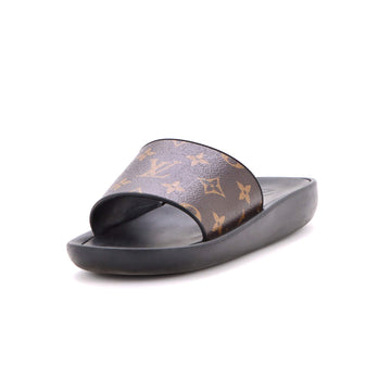 Louis Vuitton Men's Waterfront Mule Sandals Monogram Rubber