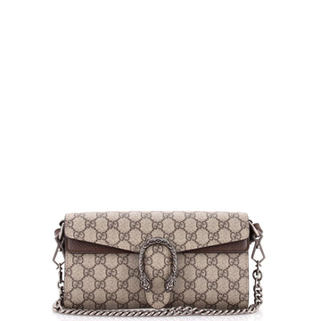 Gucci Dionysus East-West Flap Bag GG Coated Canvas Small
