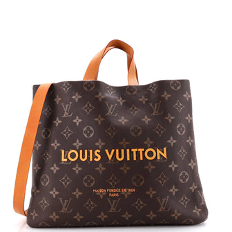 Louis Vuitton Shopper Tote Monogram Leather MM