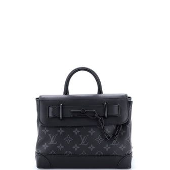 Louis Vuitton Steamer Crossbody Bag Monogram Eclipse Canvas PM