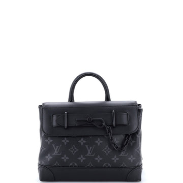 Louis Vuitton Steamer Crossbody Bag Monogram Eclipse Canvas PM