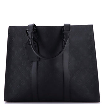 Louis Vuitton Sac Plat 24H Bag Monogram Taurillon Leather