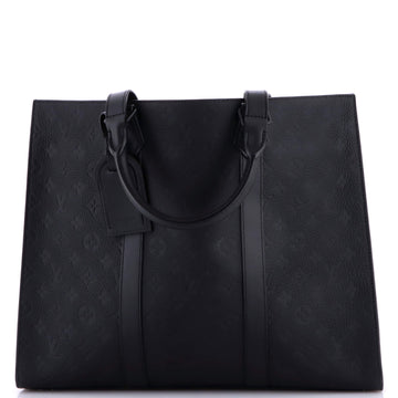 Louis Vuitton Sac Plat 24H Bag Monogram Taurillon Leather