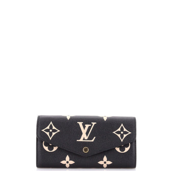 Louis Vuitton Sarah Wallet NM Bicolor Monogram Empreinte Giant
