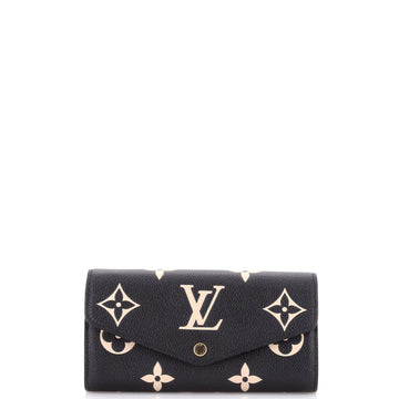 Louis Vuitton Sarah Wallet NM Bicolor Monogram Empreinte Giant