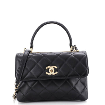Chanel Trendy CC Top Handle Bag Quilted Lambskin Small