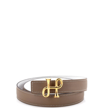 Hermes Cor Baroque Reversible Belt Leather Thin