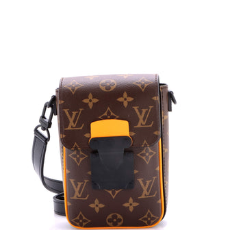 Louis Vuitton S Lock Vertical Wearable Wallet Macassar Monogram Canvas