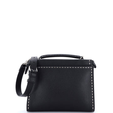 Fendi Selleria Peekaboo Fit Bag Leather with Laser Cut Detail Mini
