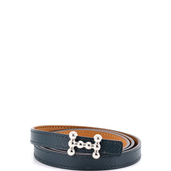 Hermes Bubble Reversible Belt Leather Thin