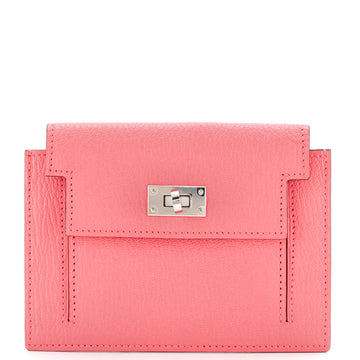 Hermes Kelly Pocket Compact Wallet Chevre Mysore
