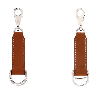 Hermes Attache Soie Bag Strap 2-Piece Set Leather