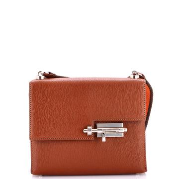 Hermes Verrou Bag Chevre Mysore and Canvas Mini