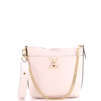 Louis Vuitton Lock and Walk Bucket Bag Leather