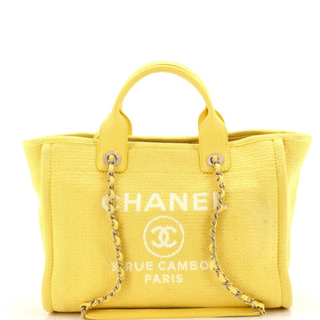 Chanel Deauville NM Tote Mixed Fibers Small