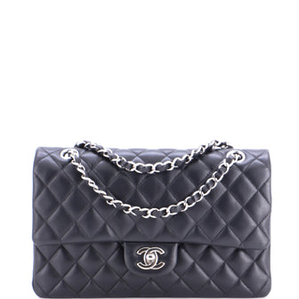 Chanel Classic Double Flap Bag Quilted Lambskin Medium
