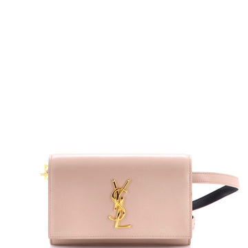 Saint Laurent Classic Monogram Kate Belt Bag Leather Mini