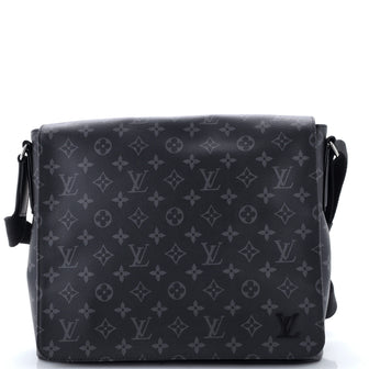Louis Vuitton District Messenger Bag Monogram Eclipse Canvas MM