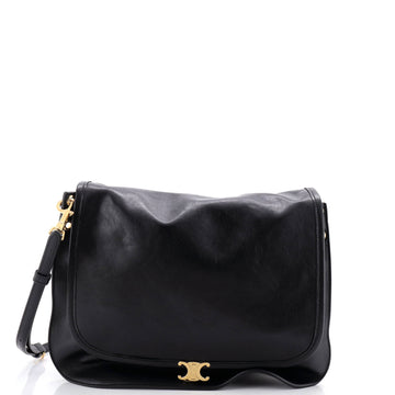 Celine Soft Triomphe Besace Bag Leather Large