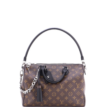 Louis Vuitton Dark Speedy Soft Bandouliere Bag Monogram Canvas 30
