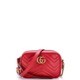 Gucci GG Marmont Shoulder Bag Matelasse Leather Mini
