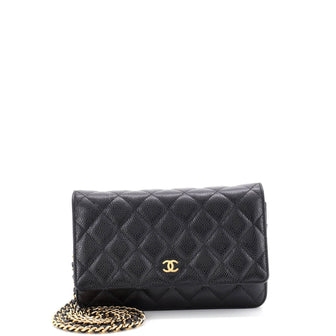 Chanel Wallet on Chain Quilted Caviar