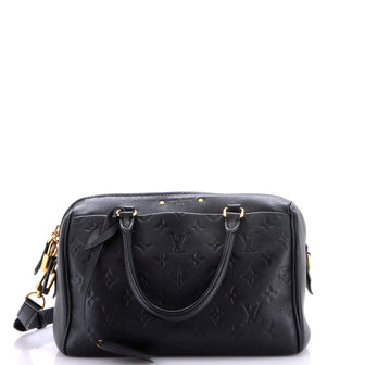 Louis Vuitton Speedy Bandouliere NM Bag Monogram Empreinte Leather 25
