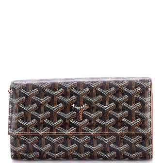 Goyard Varenne Continental Wallet with Strap Coated Canvas