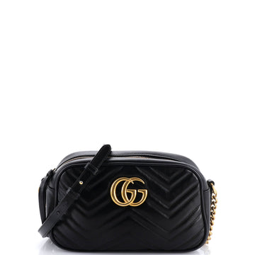 Gucci GG Marmont Shoulder Bag Matelasse Leather Small