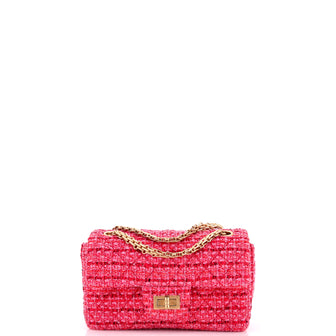 Chanel Reissue 2.55 Flap Bag Quilted Tweed Mini