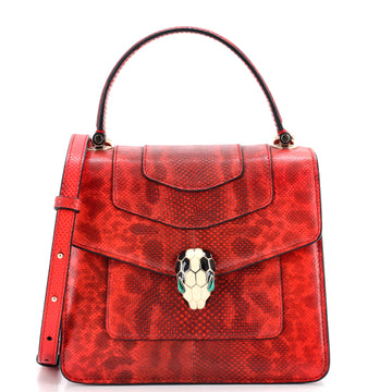 Bvlgari Serpenti Forever Top Handle Bag Karung Small