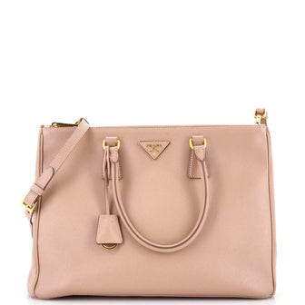 Prada Galleria Double Zip Tote Saffiano Leather Large