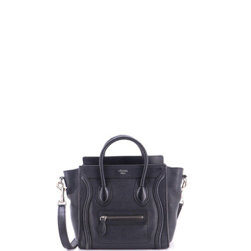 Celine Luggage Bag Grainy Leather Nano