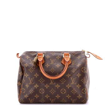 Louis Vuitton Speedy Handbag Monogram Canvas 25