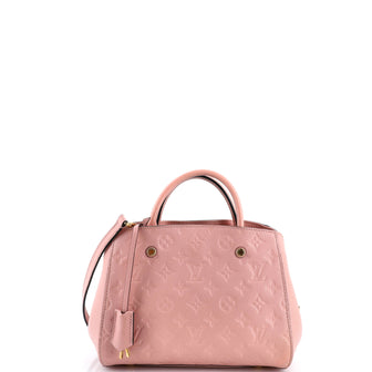 Louis Vuitton Montaigne Handbag Monogram Empreinte Leather BB