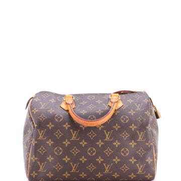 Louis Vuitton Speedy Handbag Monogram Canvas 30