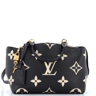 Louis Vuitton Petit Palais Handbag Bicolor Monogram Empreinte Giant
