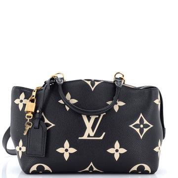 Louis Vuitton Petit Palais Handbag Bicolor Monogram Empreinte Giant