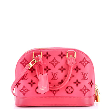 Louis Vuitton Alma Handbag Monogram Cutout Broderie Leather BB